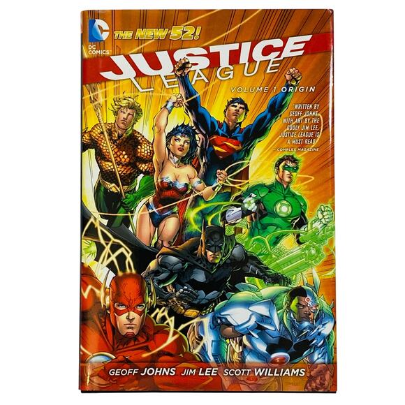 Justice League Volume 1 Origin The New 52 DC Comics 2012 Geoff Johns Comic Book - Picture 1 of 7